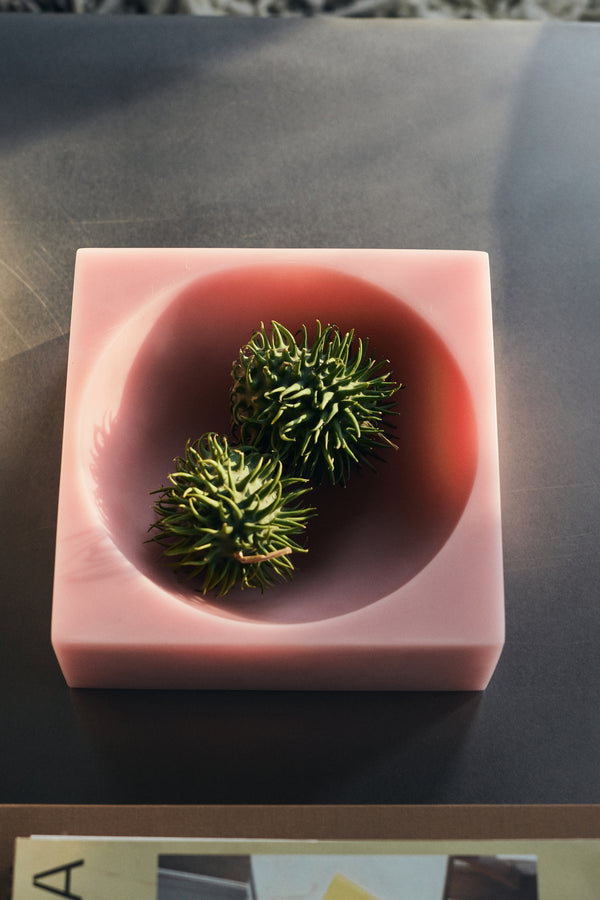 Schaal Pop cube L pink