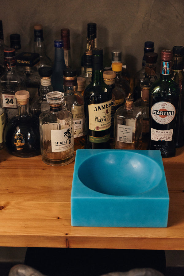 Schaal Pop cube L blue