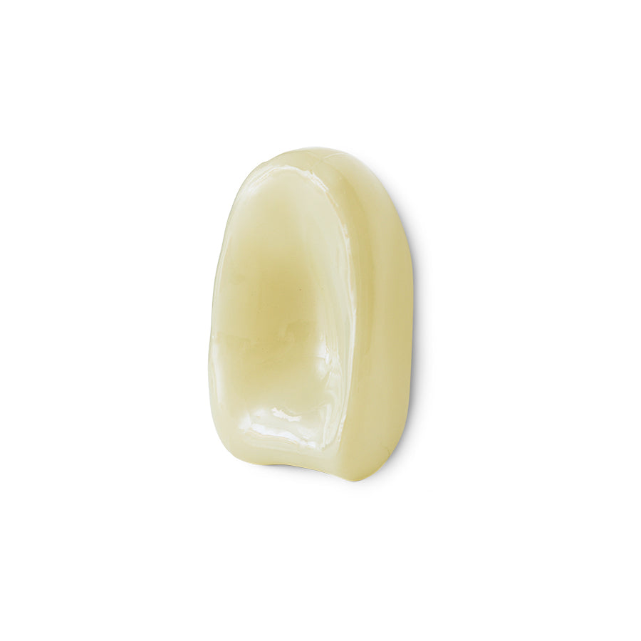 Sculptuur glas cream