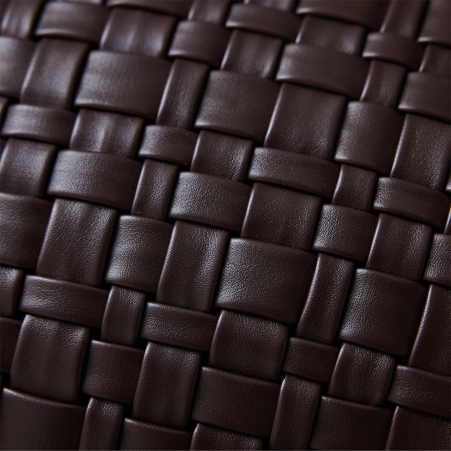 Kussen woven chocolate brown