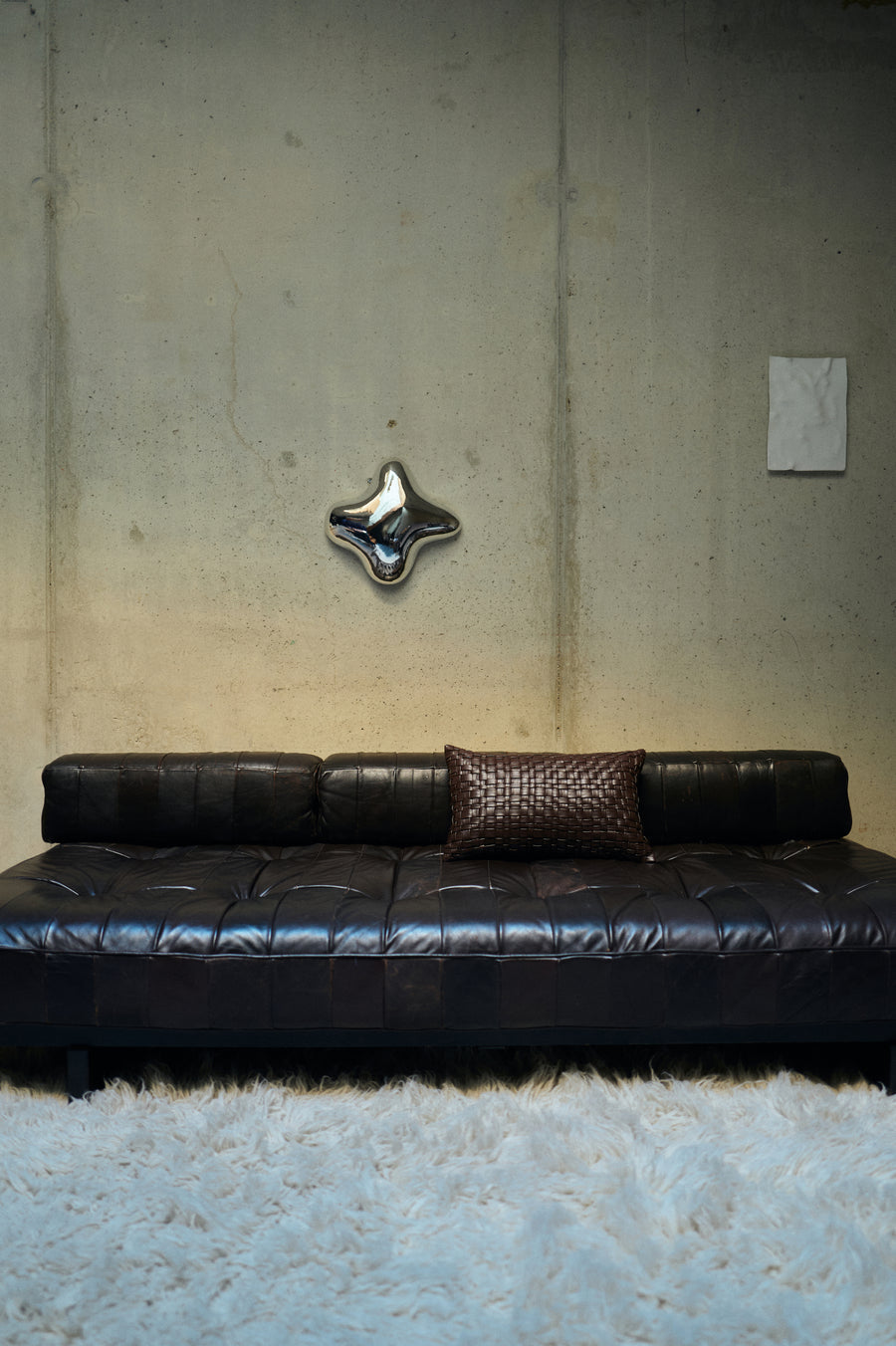 Kussen woven chocolate brown