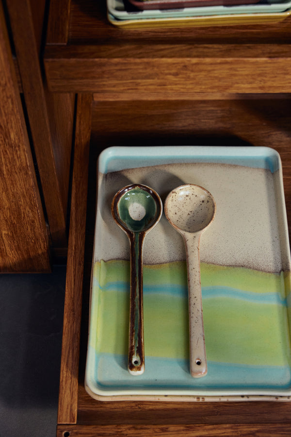 Serveerschaal 70s ceramics L glint