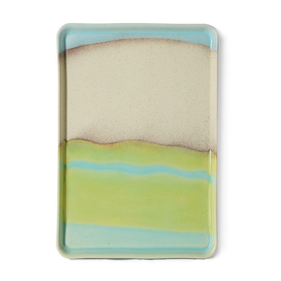 Serveerschaal 70s ceramics L glint