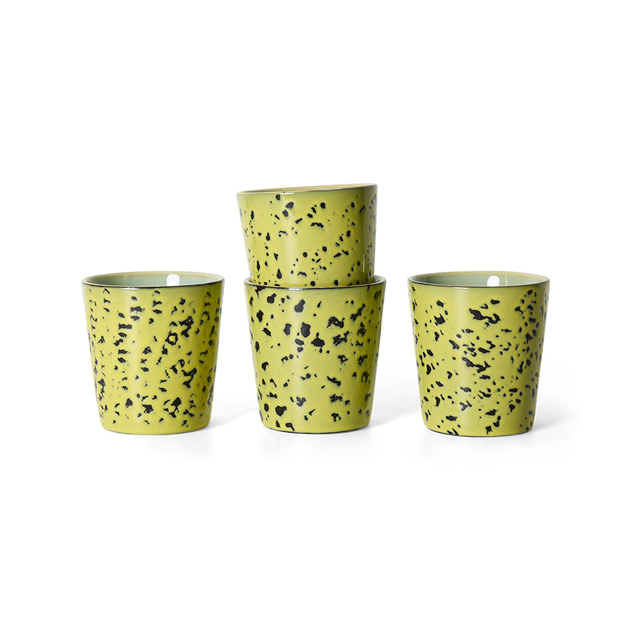 Koffiemok 70s ceremics corn