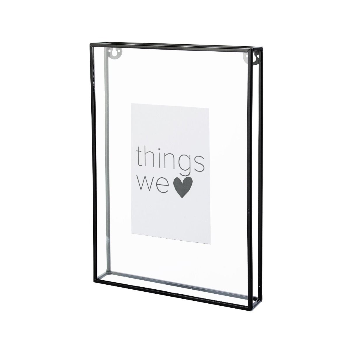 Photo Frame Metal Black 20x28x3.5cm
