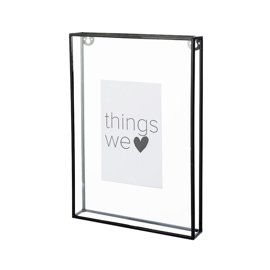 Photo Frame Metal Black 20x28x3.5cm