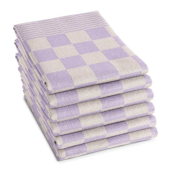Theedoek barbeque 65x65 pastel lila (p/st)
