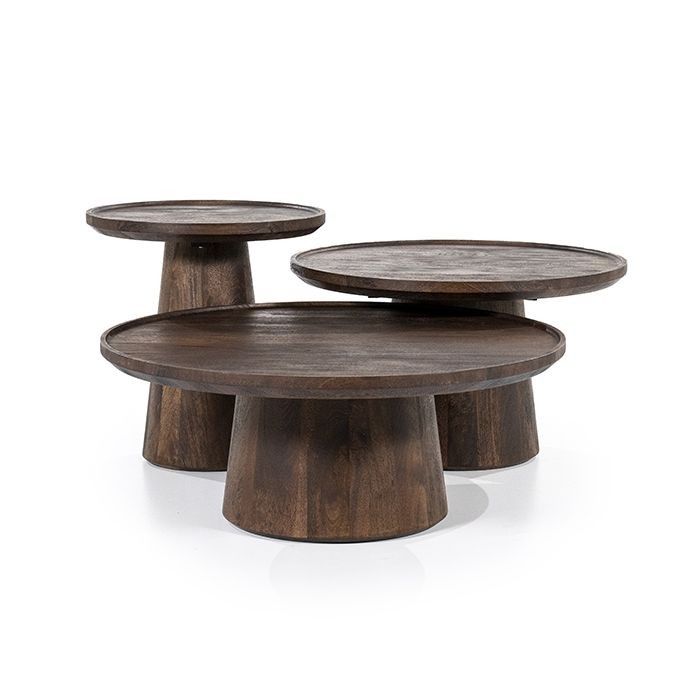 Salontafel Ron 66x39 - bruin