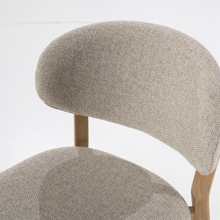 Barstoel Mikky naturel/taupe