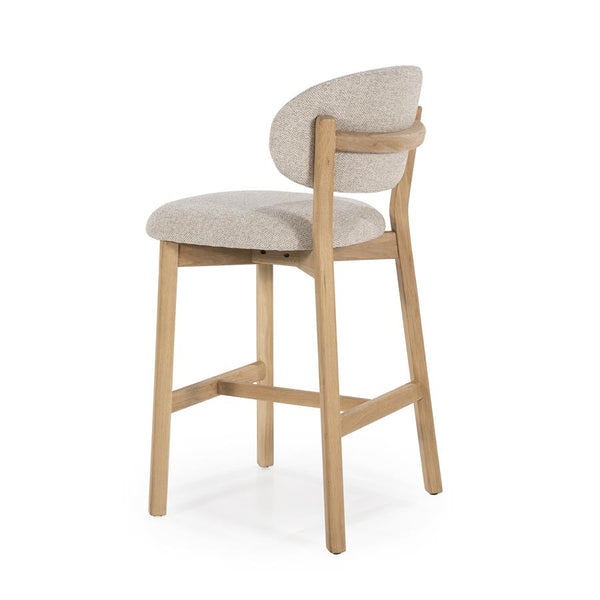 Barstoel Mikky naturel/taupe