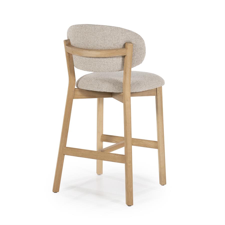 Barstoel Mikky naturel/taupe