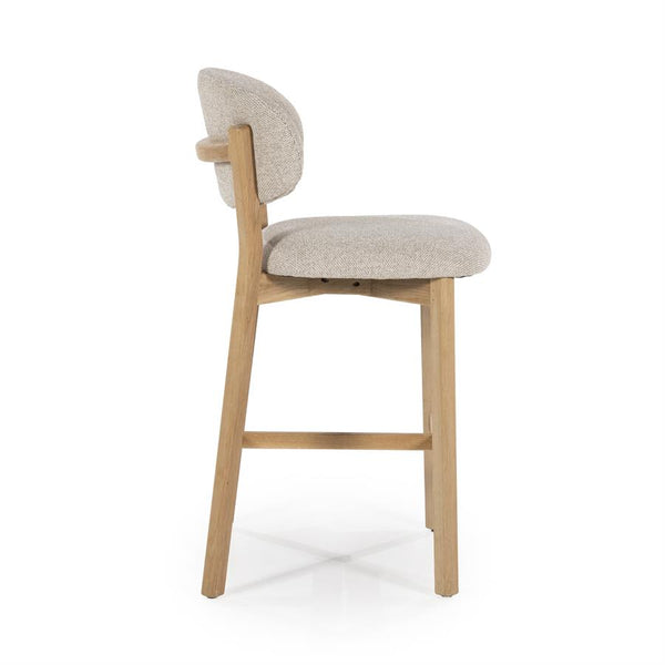 Barstoel Mikky naturel/taupe