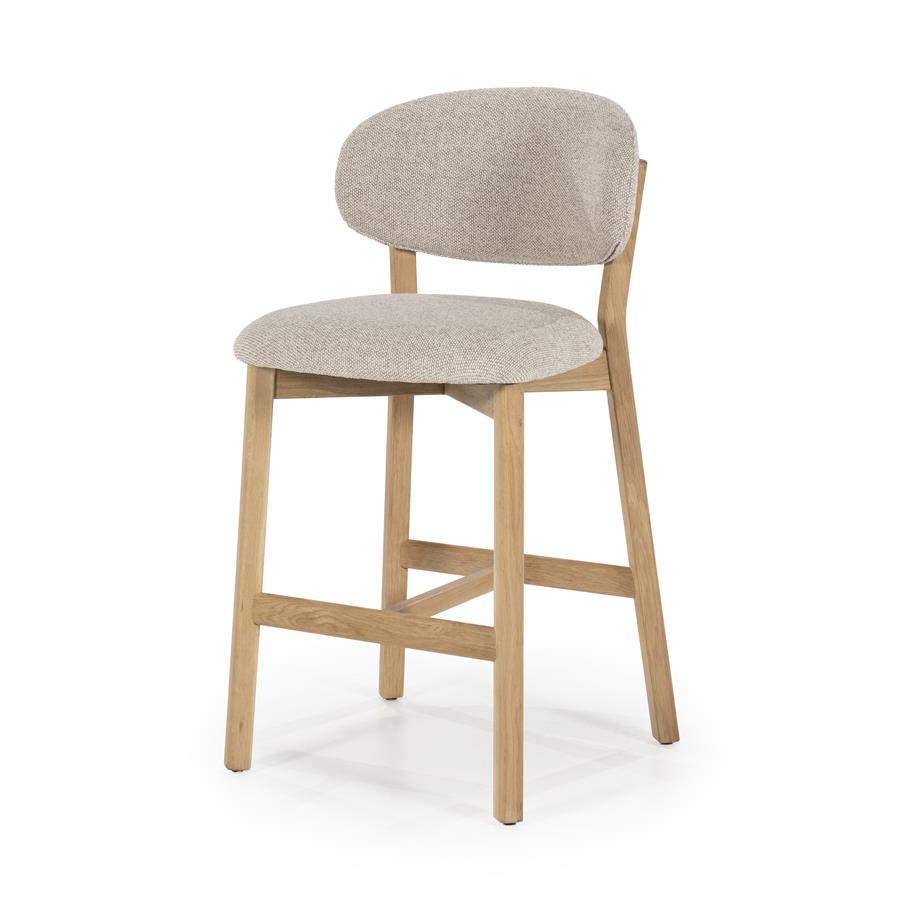 Barstoel Mikky naturel/taupe