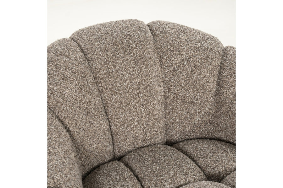 Fauteuil Tina taupe