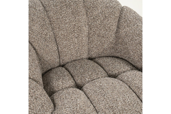 Fauteuil Tina taupe
