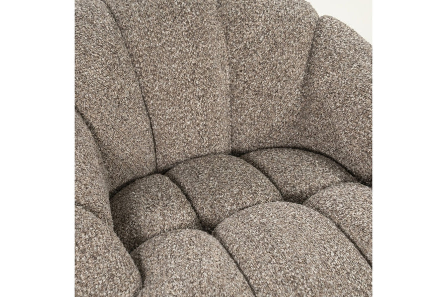 Fauteuil Tina taupe