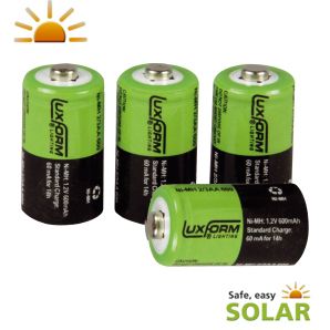 Solar Batterij 4x 2/3 AAA Ni-MH 1,2V