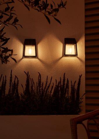 Solar wandlamp vigo 8 lumen