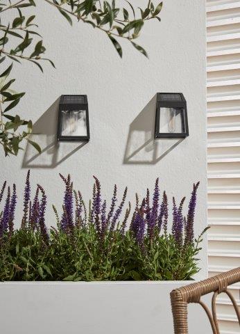 Solar wandlamp vigo 8 lumen