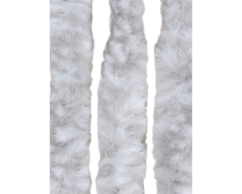 Vliegengordijn 33399 kattenstaart grijs/wit gemeleerd (90x210)