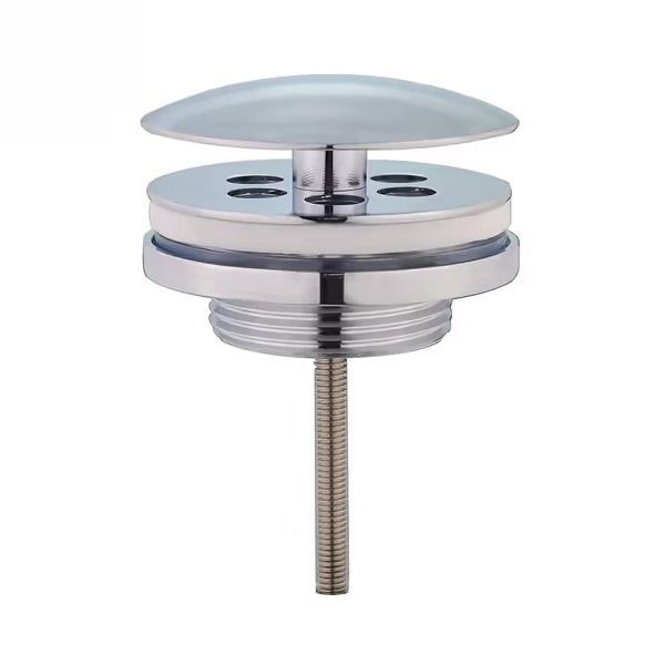 Chrome Low fontein afvoerplug 5-apr