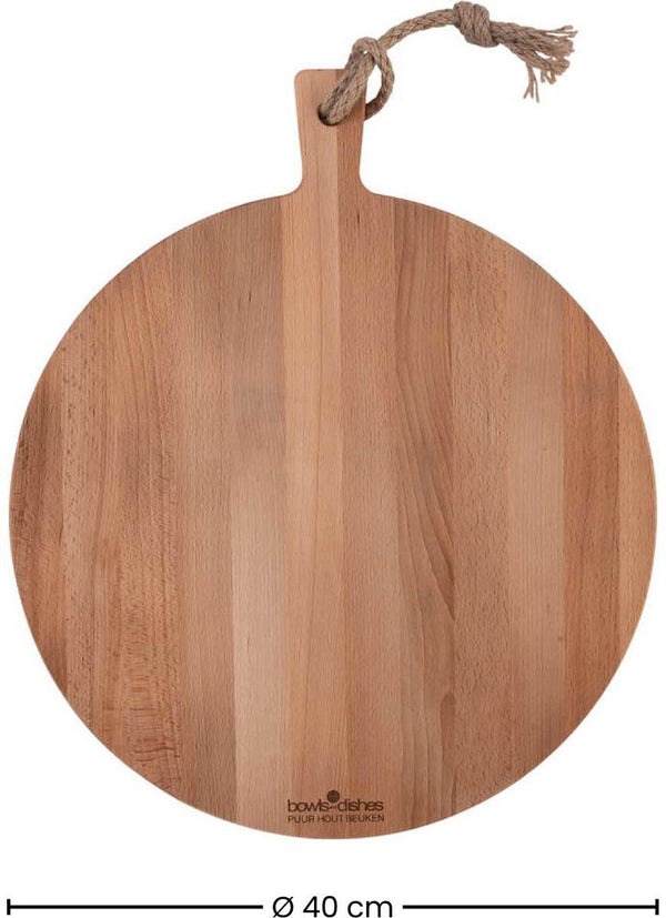 Beuken Serveerplank rond 40 cm