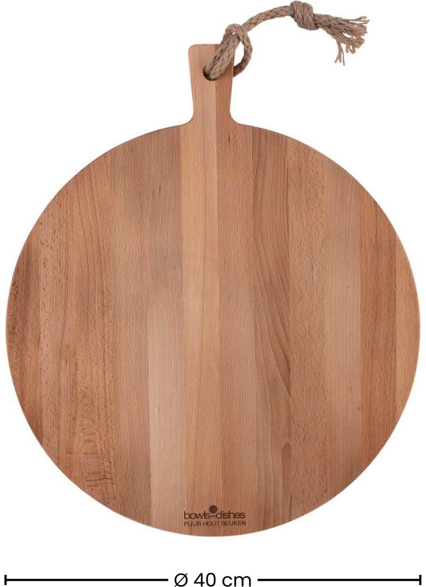 Beuken Serveerplank rond 40 cm