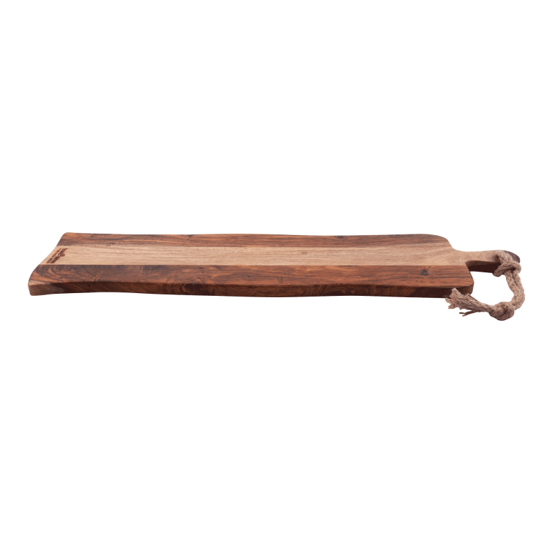 Pure Rose Wood Serveerplank rustiek met handvat 69 cm