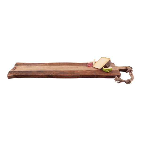 Pure Rose Wood Serveerplank rustiek met handvat 69 cm