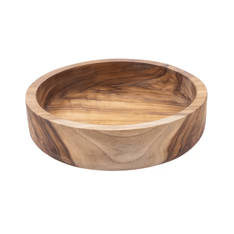 Pure Teak Wood Schaal O 28 x 7 cm