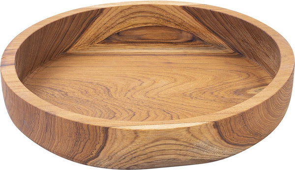 Pure Teak Wood Schaal Ø 32 x 7 cm