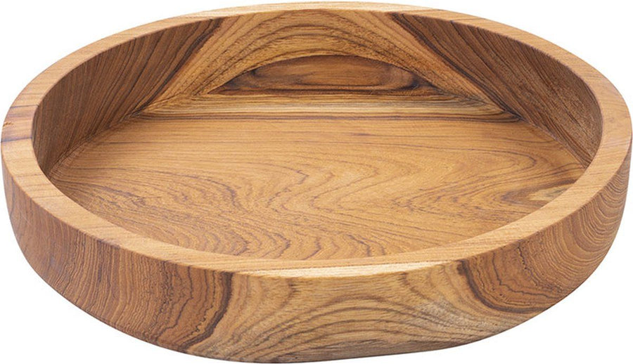 Pure Teak Wood Schaal Ø 32 x 7 cm