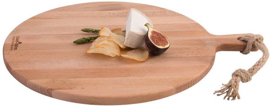 Beuken serveerplank rond 33 cm