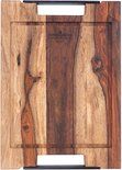 Pure Rose Wood Steakplank sapgoot en handvatten 35 x 25 cm