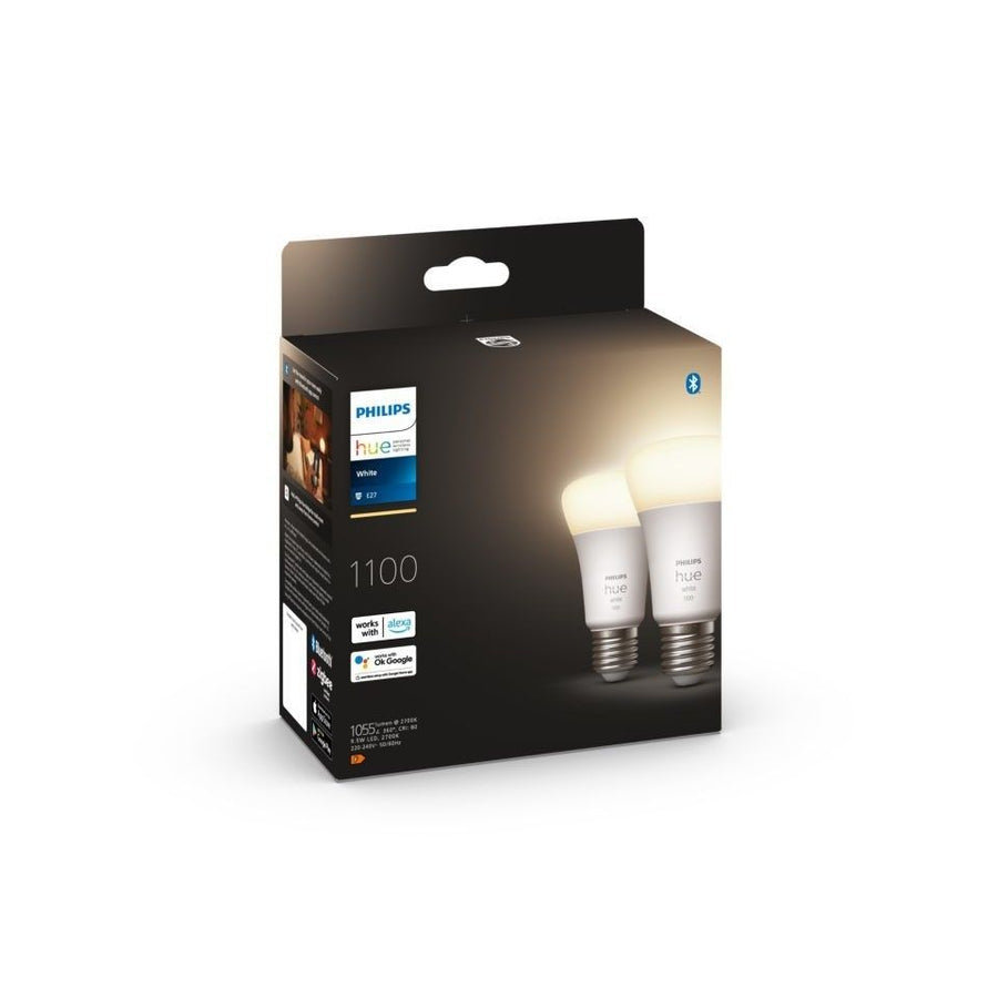 Philips HueW 9.5W A60 E27 EU 2P