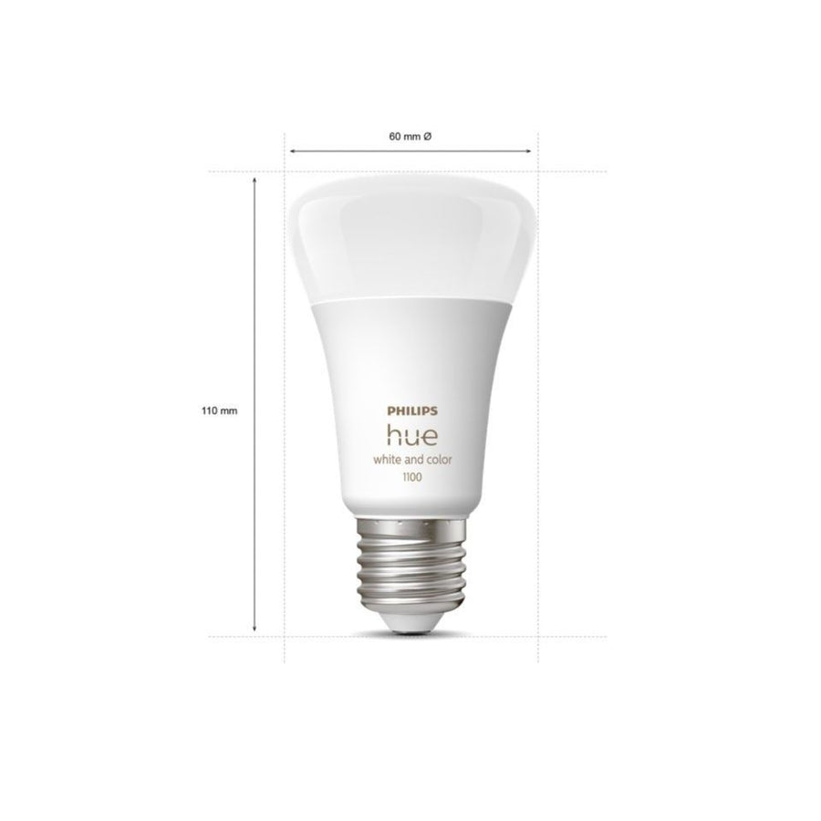 Philips Hue White and color ambiance A60 E27 2-pack
