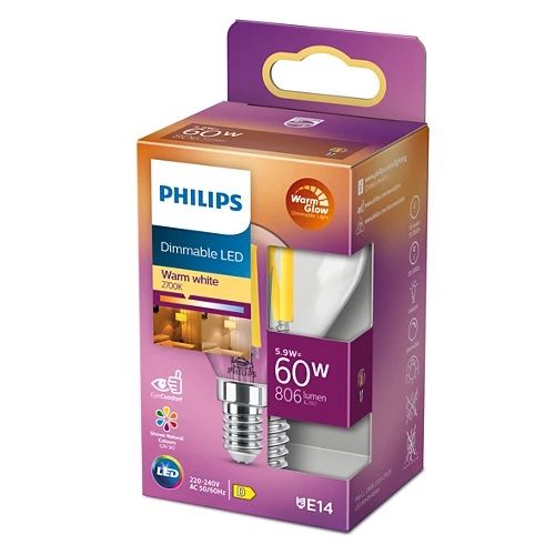 LED classic 60W P45 E14 WGD90 CL SRT4