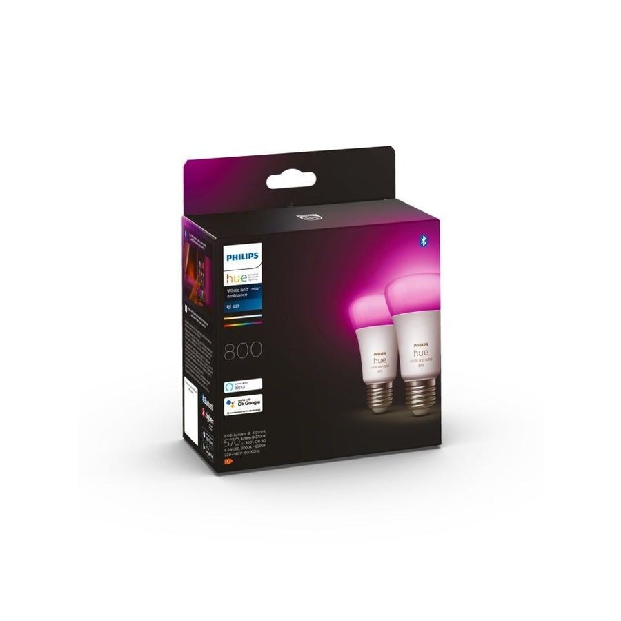 Philips HueWCA 9W A60 E27 2P EUR