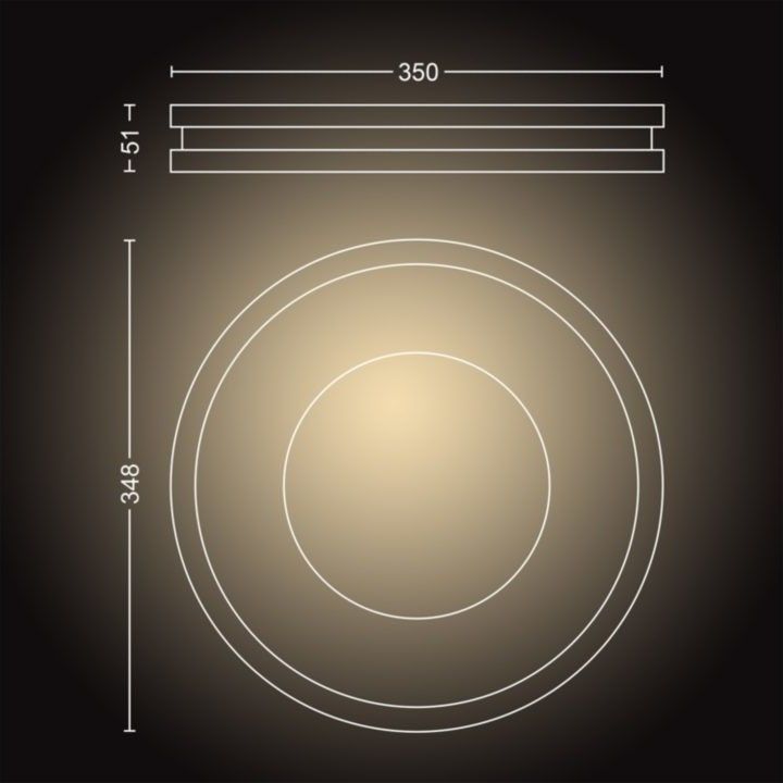 Being Hue ceiling lamp black 1x27W 24V