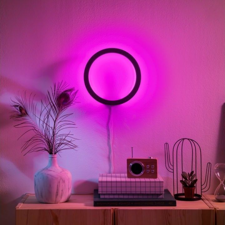 Sana Hue wall lamp black 1x20W 24V