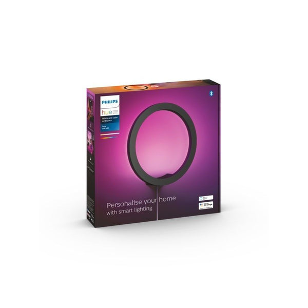 Sana Hue wall lamp black 1x20W 24V