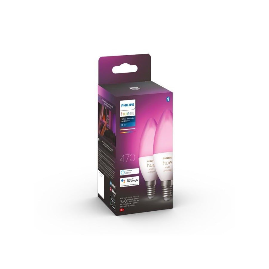 Philips HueWCA 5.3W B39 E14 EU 2p