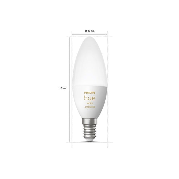 Philips HueWA 5.2W B39 E14 EU 2p