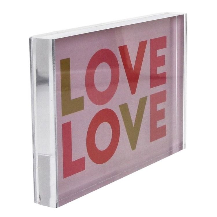 Photo Frame Acrylic Clear 10x15cm