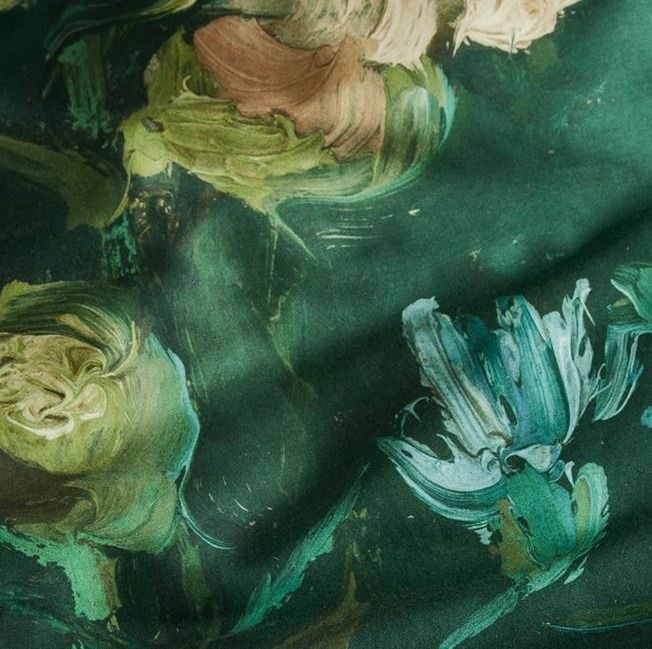 Peonies Green NL UV 140x200/220