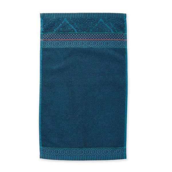 Pip Studio Soft Zellige Guest Towel Dark Blue