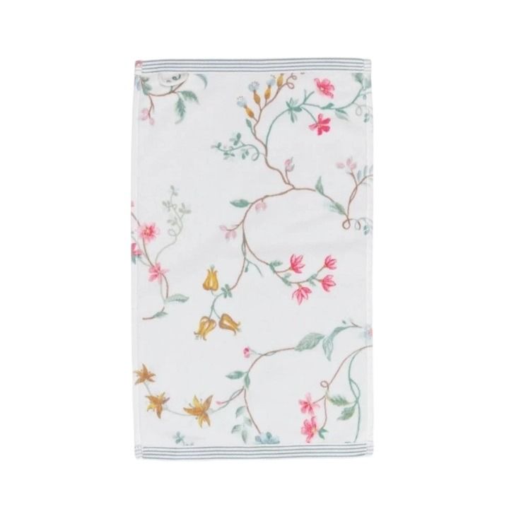 Pip Studio Les Fleurs Guest Towel White