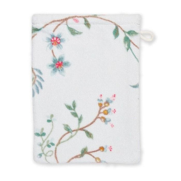 Pip Studio Les Fleurs Wash Cloth White
