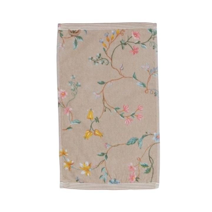 Pip Studio Les Fleurs Guest Towel Khaki
