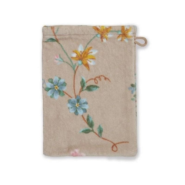 Pip Studio Les Fleurs Wash Cloth Khaki